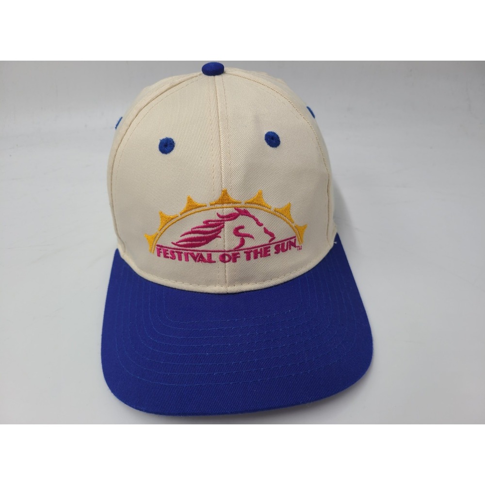 Vintage Festival of the Sun Calder Race Course Snapback Hat Cap Men Horse Racing
